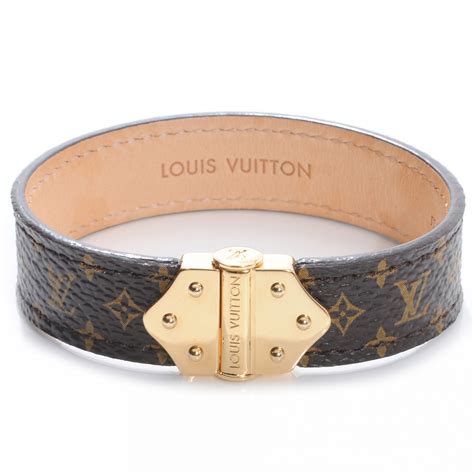 louis vuitton leather bangle|louis vuitton armband.